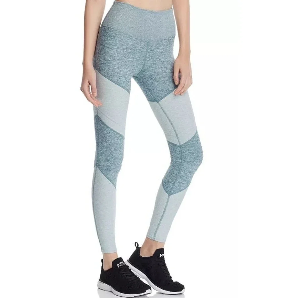 Alo‎ Yoga Sheila High Rise Alosoft Ankle Colorblock Leggings Size S